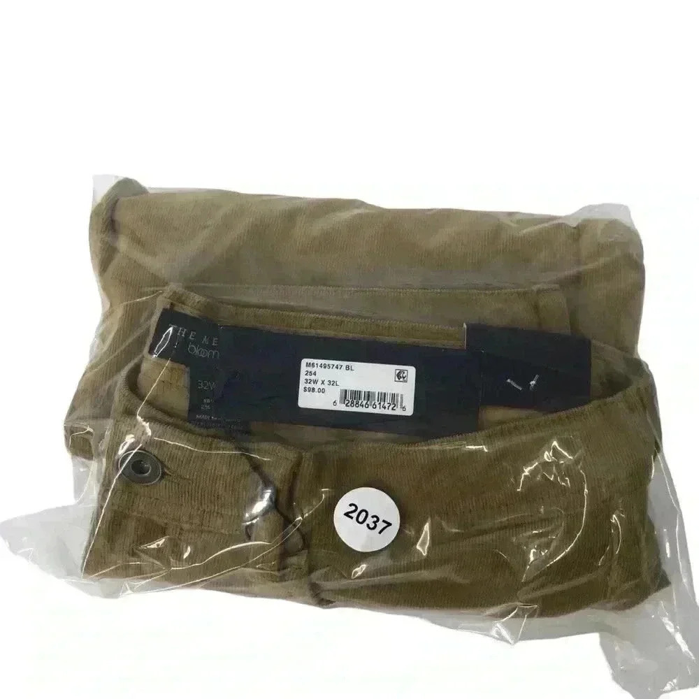 THE MEN'S STORE AT BLOOMINGDALE'S JEANS MEN'S 32X32 TAILORED FIT CORDUROY - Picture 11 of 11